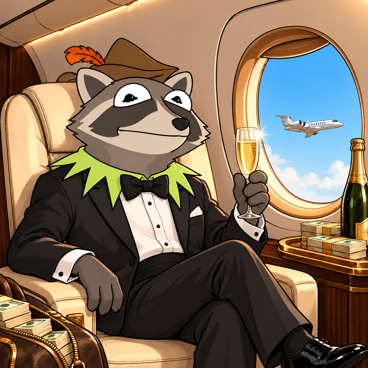 RACCO flies in private jet luxury
